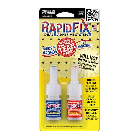 Rapidfix Rapid Fix High Strength Dual Adhesive, 10 ML 6121707